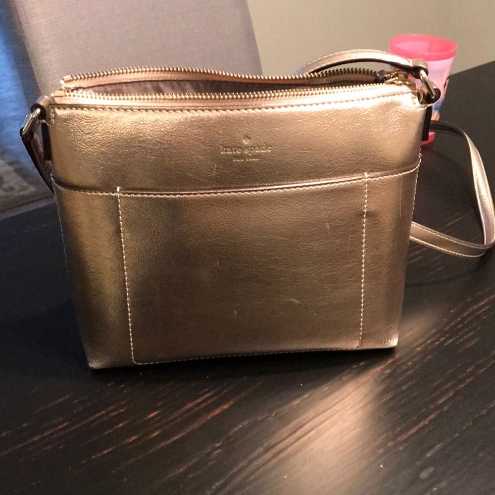 Kate Spade- Rose gold cross body